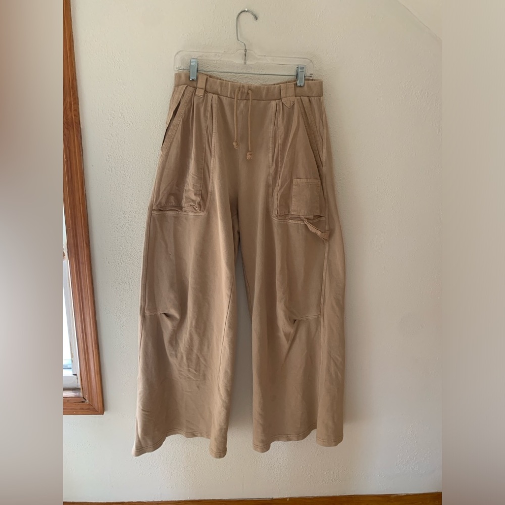 Zara washed plush cargo pants